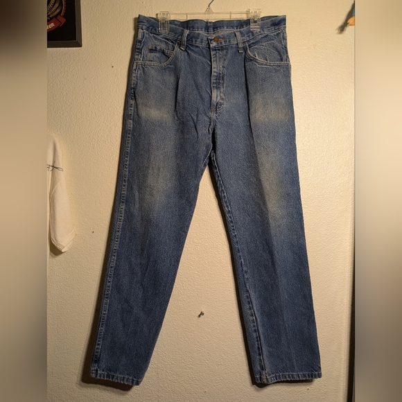Rustler Classic Blue Denim Jeans 36x30 Pre-owned - Picture 1 of 6